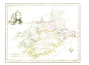 1822 Antique Ireland Irish Map MUNSTER by John Grierson (IAE3)