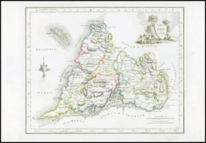 1822 Antique Ireland Irish Map COUNTY OF CLARE by John Grierson (IAE9)