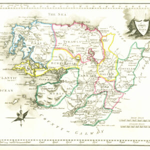 1822 Antique Ireland Irish Map COUNTY OF MAYO by John Grierson (IAE26)