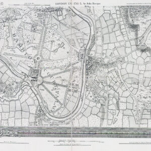 1878 Antique Map John Rocque LONDON HAMPTON COURT TEDDINGTON Thames Ditton (16)