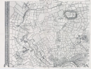 1878 Antique Map John Rocque LONDON EALING OSTERLEY BRENTFORD TURNHAM GREEN (14)