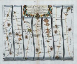 1675 LONDON to FLAMBOROUGH HEAD Ogilby Temsford Lincoln Peterborough Sleeford