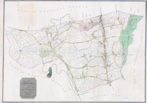 1818 Antique Map of the Parish of Tottenham in the County of Middlesex LONDON