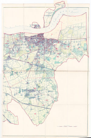 1877 Large London Map WEST GREENWICH WOOLWICH ELTHAM PLUMSTEAD SHOOTERS HILL