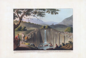 1804 Antique Aquatint FOUNTAIN OF SILOAM NEAR Jerusalem Palestine Mayer (VP24)