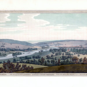 1793 Original antique aquatint FAWLEY COURT & HENLEY River Thames Boydell