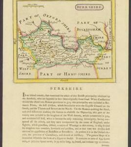 c1787 Original Antique Map of the county of BERKSHIRE by John Seller (002)