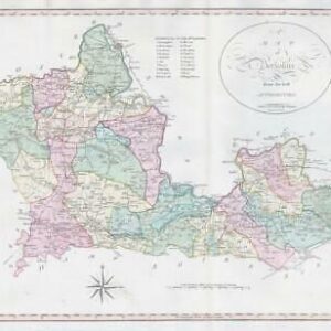 1800-10 Large Engraved Map of BERKSHIRE by John Cary Original Colour (CL7)