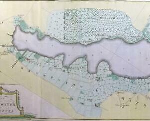 1787 V Large Antique Map - Cumbria TOWN OF BROADWATER Bassenthwaite Lake  (LM5)