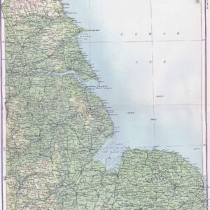 c1912 PHOTO RELIEF MAP Print LAND'S END Scilly Isles Cornwall (BM4-2)