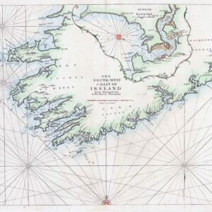 c1748 Sea Chart SOUTH WEST COAST IRELAND Dungarvan River Shannon Map (LM24)