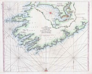 c1748 Sea Chart SOUTH WEST COAST IRELAND Dungarvan River Shannon Map (LM24)