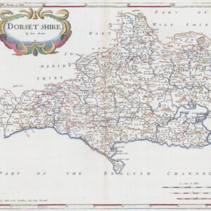 1695 1st Edition DORSETSHIRE Dorset original antique Map by Robert Morden (LM32-63)