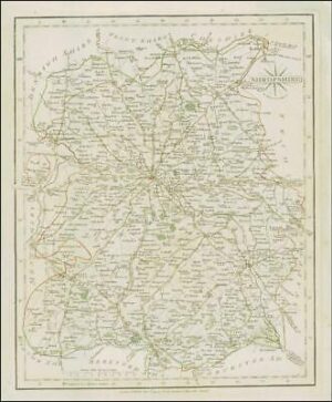 1793 Original Antique MAP of 'SHROPSHIRE' by John Cary (CM2/30)