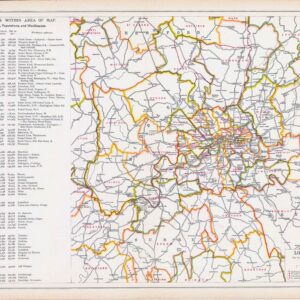 1912 LONDON-UNIONS  Middlesex Essex Surrey Kent Windsor Bacon (BLS-20)