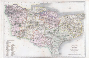1839 A SELECT MAP OF KENT FOR THE EPITOME by C Greenwood (LM31-20)
