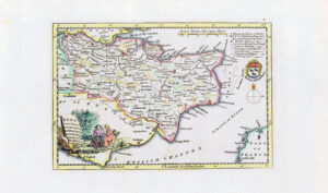 1769 KENT Drawn from an Actual Survey Original Antique Map by Kitchin (KSMb-13)