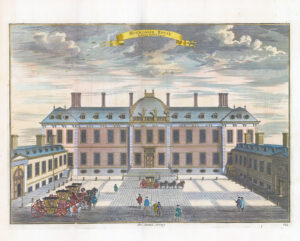 1755 Antique London MOUNTAGUE HOUSE GREAT RUSSELL STREET Montague Stow (ST66)