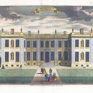 1755 London MARLBOROUGH HOUSE ST JAMES PARK Pall Mall by Stow (ST49)