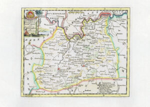 1769 SURREY Drawn from an Actual Survey Antique Map by Thomas Kitchin (KSMb-20)