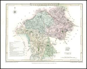 1807 Original Antique Map of WESTMORELAND Westmorland by J Roper  (LSM3)