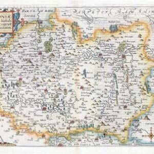 1607 - RARE 1st Edition Original Antique Map WILTSHIRE by Saxton Kip/Hole