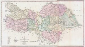 1800-10 Large Engraved Map of the NORTH RIDING OF YORKSHIRE by John Cary (CL36)