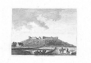 1783 Antique Print "ST MICHAELS VALE CASTLE GUERNSEY" Channel Islands (S117)