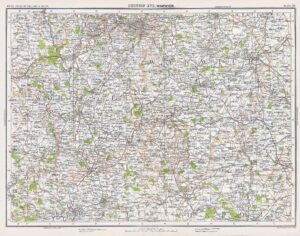 c1912 MAP Print WARWICK (BM4-26)
