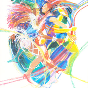 2000 Original LONDON TRANSPORT UNDERGROUND Poster NOTTING HILL CARNIVAL