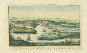 1771 Scotland Large Perspective View of New Aberdeen or Mair (bt14)