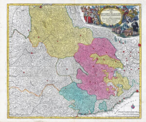 1750 Italy Map REGIAE CELSITUDINIS SABAUDICAE Savoy Piedmont by  Lotter (HM39)
