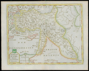 1787 - Original Antique Map TURQUIE D'ASIE Turkey CYPRUS by de la Tour (3)