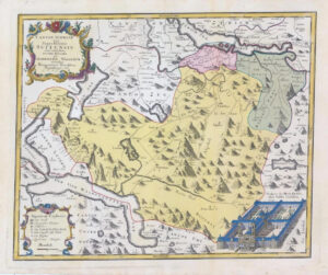 1767 Regional Map SWITZERLAND PAGUS HELVETIAE SUITENSIS Einsiedeln Homann (HM83)