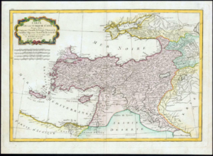 1778 Carte de la Turquie D'Asie MAP TURKEY IN ASIA Egypt Crimea Persian Gulf (JM