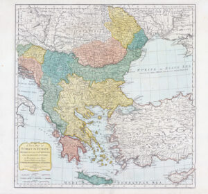 1794 Large Antique map TURKEY IN EUROPE ASIA by Laurie Whittle Cyprus