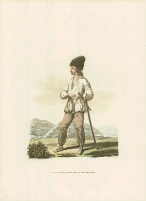 1804 A RUSSNIAC (RUSSIAN) PEASANT OF THE PALATINATE OF MARMOROS (AC95-96)