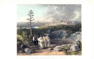1829 Print SPAIN Andalucia - View RUINS OF THE ANCIENT CITY OF ITALICA (TS15)