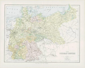 1903 Original Antique Colour Map - ALPS SWITZERLAND Lakes Adriatic Sea (19)