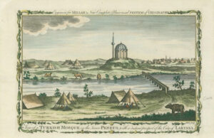 1778 'VIEW OF A TURKISH MOSQUE RIVER PENEUS CITY OF LARISSA Greece (MG100)
