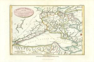 1817 Original Antique MAP COUNTRY LOCHRIANS Phocis Doris Ancient GREECE (11)