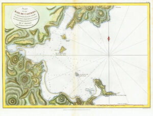1798 Antique Map BAIE DE CASTRIES Bay of De-Kastri Eastern Russia Perouse (M14)
