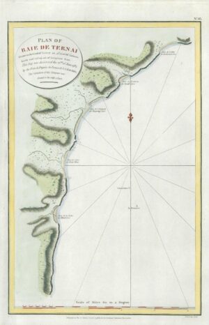 1798 Antique Map - PLAN BAIE DE TERNAI Tartary Russia Vladivostok Perouse (51)