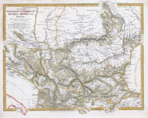 1830 ANCIENT MACEDONIA THRACIA ILLYRIA MOESIA DACIA Greece Balkans (LM31-21)