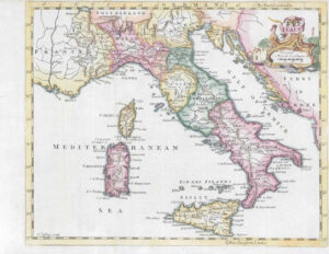 1764 - ITALY Sicily Sardinia Naples Tuscany Venice Milan Thomas Jefferys (KWM8)