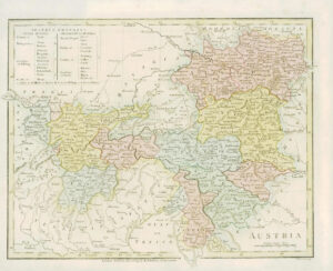 1801 Original Antique Map - AUSTRIA Austrian Empire by Robert Wilkinson (GC3/65)