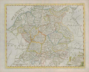 1787 - Original Antique Map L'ALLEMAGNE GERMANY by de la Tour (4)