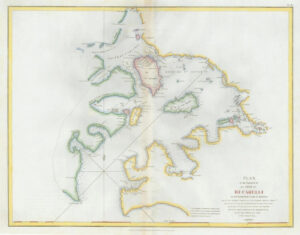 1798 Antique Map PLAN OF PORT OF BUCARELLI Alaska Alexander Archipelago (M18)