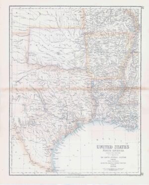 c1860 Large Antique Map NORTH AMERICA by Swanston (FJM-38)