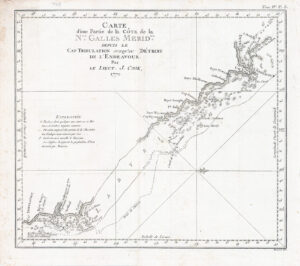 1774 Antique COOK NAUTICAL MAP OF THE GREAT BARRIER REEF AUSTRALIA